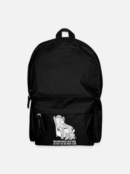 Mein Dienstwagen, mein Thron - Rucksack - Schwarz
