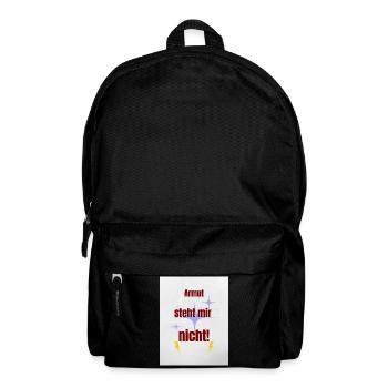 Humorous Pride Saying - Backpack - black - Front