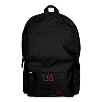 Couronne de fille préférée - Girl Power Illustration - Sac à dos - noir - Devant