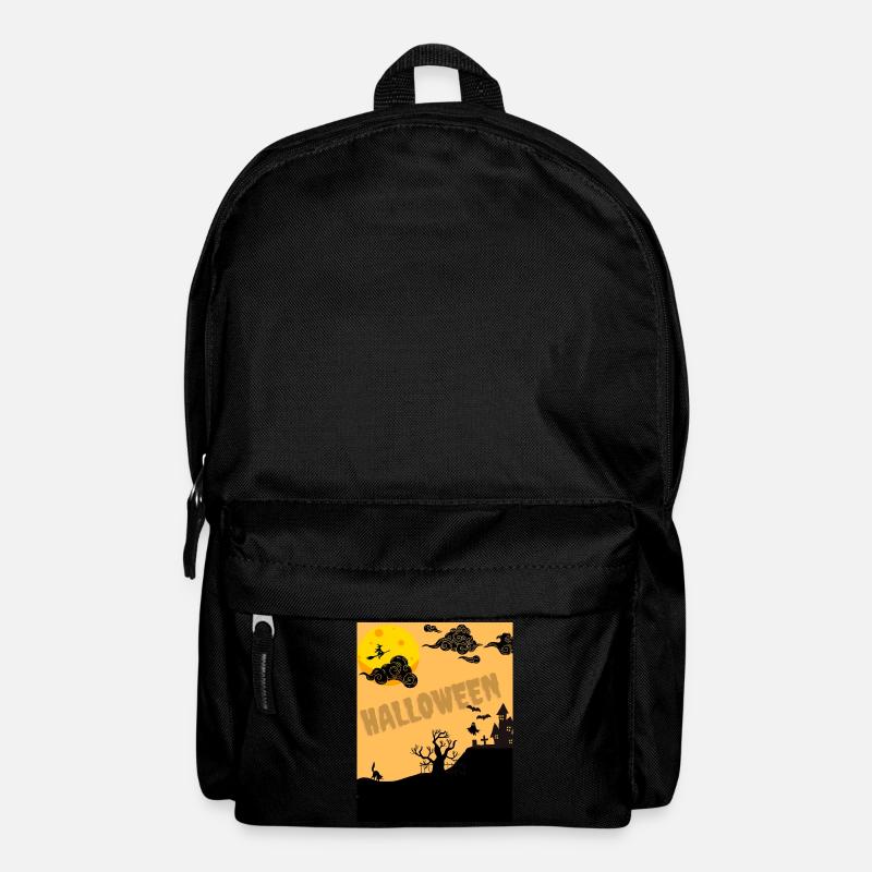 Halloween Silhouette von Moon - Rucksack - Schwarz