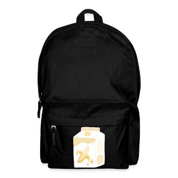 Carton de lait de banane - Sac à dos - noir - Devant