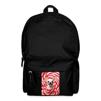Chihuahua Candy Swirl - Backpack - black - Front