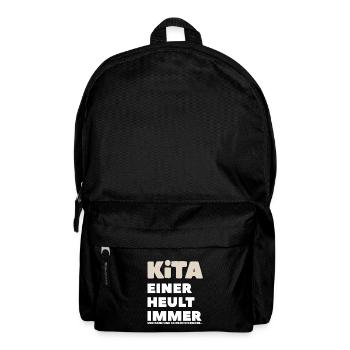 Kindergarten Someone is always crying - Backpack - black - Front
