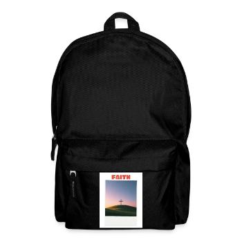 Faith at sunset - Backpack - black - Front
