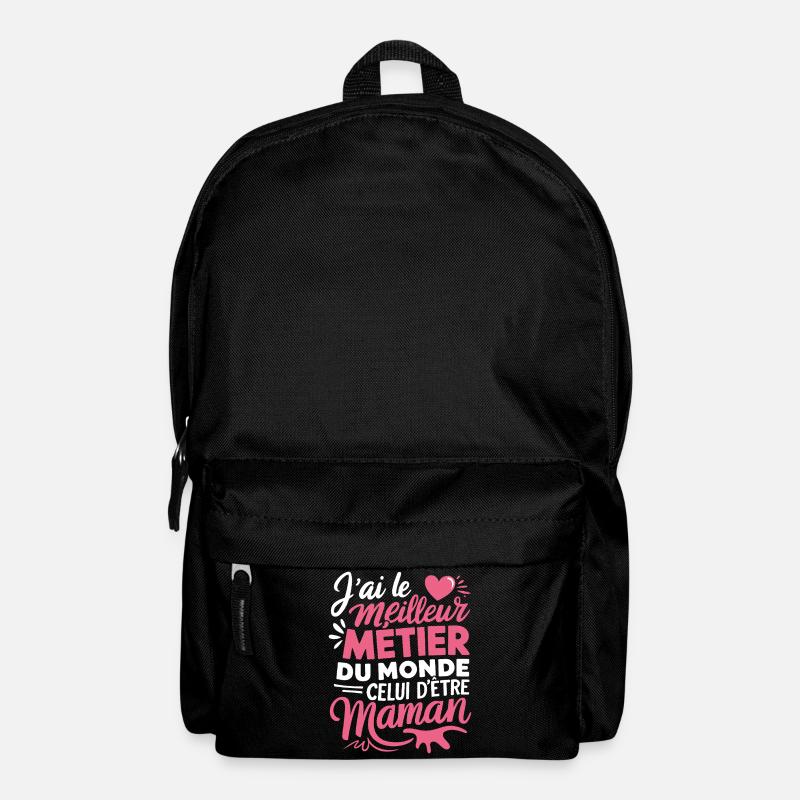 Maman Meilleur Métier du Monde - Sac à dos - noir