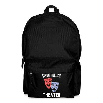 Theater Schauspieler Geschenkideen - Rucksack - Schwarz - Vorne