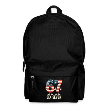 US Flag 67 Memes Six Seven - Sac à dos - noir - Devant