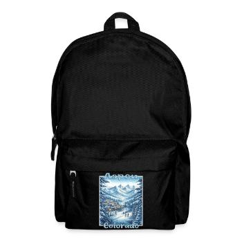 Aspen Colorado Wintersport Ski Snowboard Winterurl - Rucksack - Schwarz - Vorne