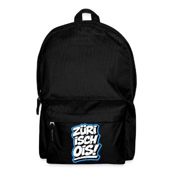 Zueri isch ois Graffiti - Rucksack - Schwarz - Vorne