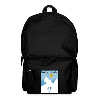 Feeling Pisteful Alpine Ski - Backpack - black - Front