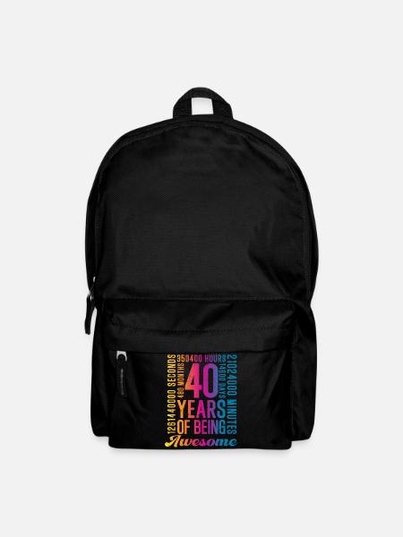 40 Jahre 40. Geburtstag - Rucksack - Schwarz