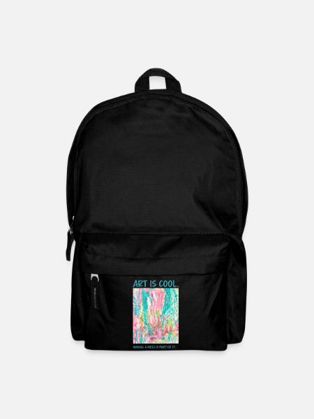 Farbenzauber Chaoskunst - Rucksack - Schwarz