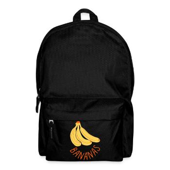 Bananes Chemise aux fruits drôles Mignonne design de nourriture estivale - Sac à dos - noir - Devant