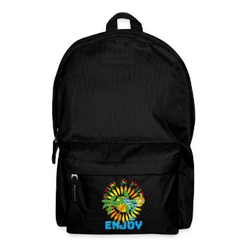 Été, soleil et plaisir - Ambiance des fêtes - Fêtes - Sac à dos - noir - Devant