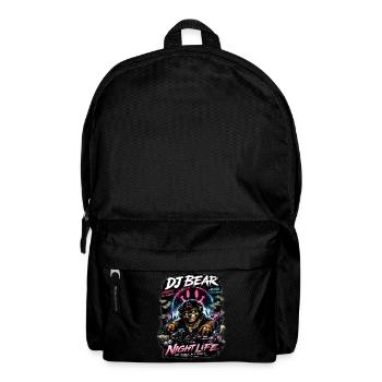 DJ Bear Nachtleben Orso Neon - Rucksack - Schwarz - Vorne