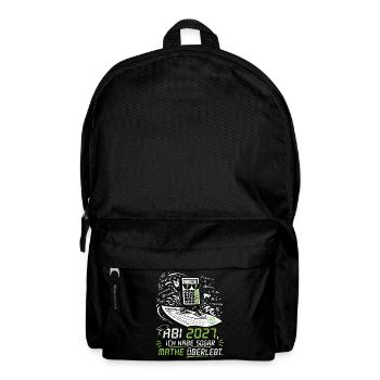 Abi 2027, ich habe sogar Mathe überlebt. - Rucksack - Schwarz - Vorne