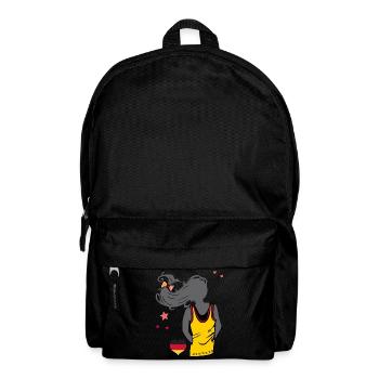 Frauen Fußball - Rucksack - Schwarz - Vorne