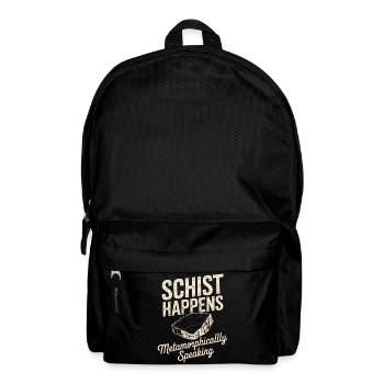 Schiefer passiert: Metamorphistisch gesprochen - Rucksack - Schwarz - Vorne