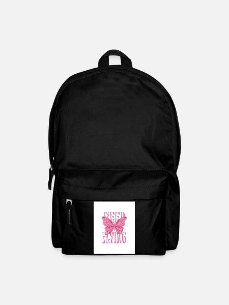 T-Shirt Girl Pink - Backpack - black