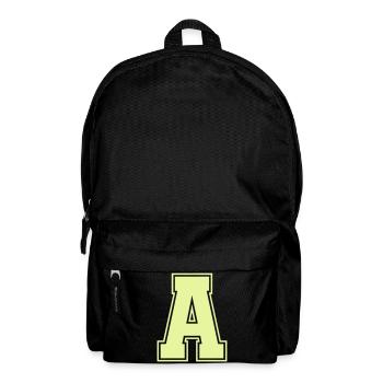 A_Buchstabe- - Backpack - black - Front