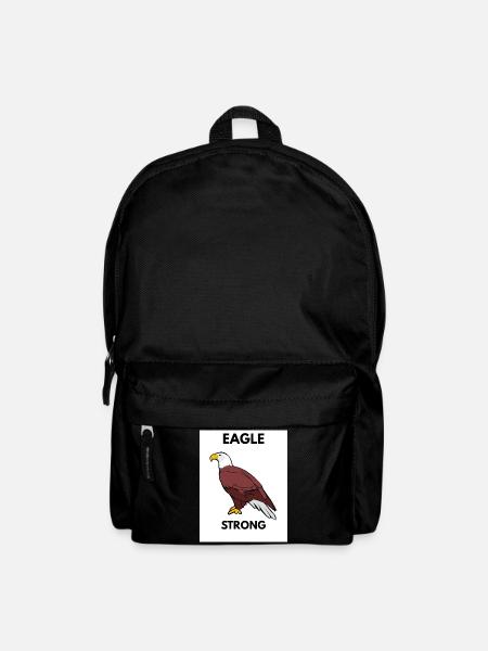 Eagle Strong Grafikthema - Rucksack - Schwarz
