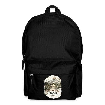 Find Your Trail | Hiking Design - Rucksack - Schwarz - Vorne