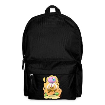 Mindful Brain Meditating Wealth - Backpack - black - Front