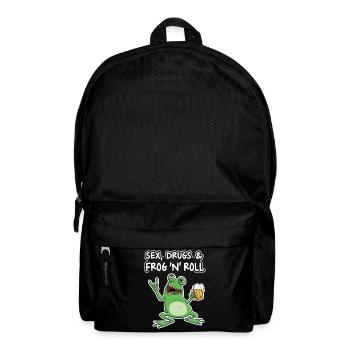 Sex Drugs and Frog N' Roll - Rucksack - Schwarz - Vorne
