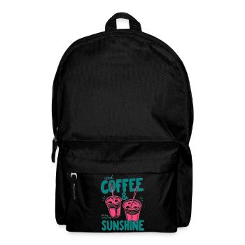 Sunshine Iced Coffee Vibes - Backpack - black - Front