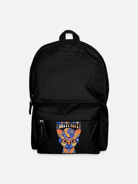 Pretty Kitty Paisley Hut-Katzen-T-Shirt. - Rucksack - Schwarz
