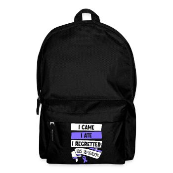 Reizdarm Humor - Ich aß und bereute - Rucksack - Schwarz - Vorne