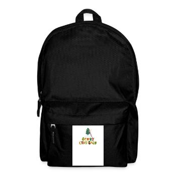 Merry Christmas  - Rucksack - Schwarz - Vorne