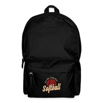 Softball - Rucksack - Schwarz - Vorne