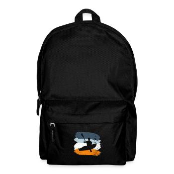 rangée canoë kayak - Sac à dos - noir - Devant