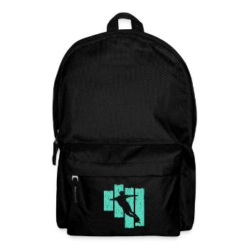 Longboard - Rucksack - Schwarz - Vorne