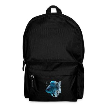 Realistischer Fisch aus Wasser - Rucksack - Schwarz - Vorne