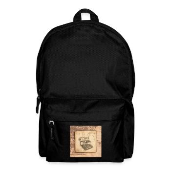 Art vintage pour les auteurs et les écrivains - Sac à dos - noir - Devant