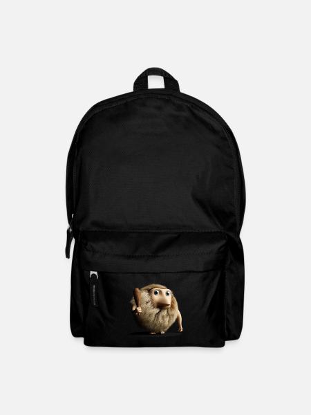 Neandertaler Neanderthaler Urmensch mit Keule - Rucksack - Schwarz