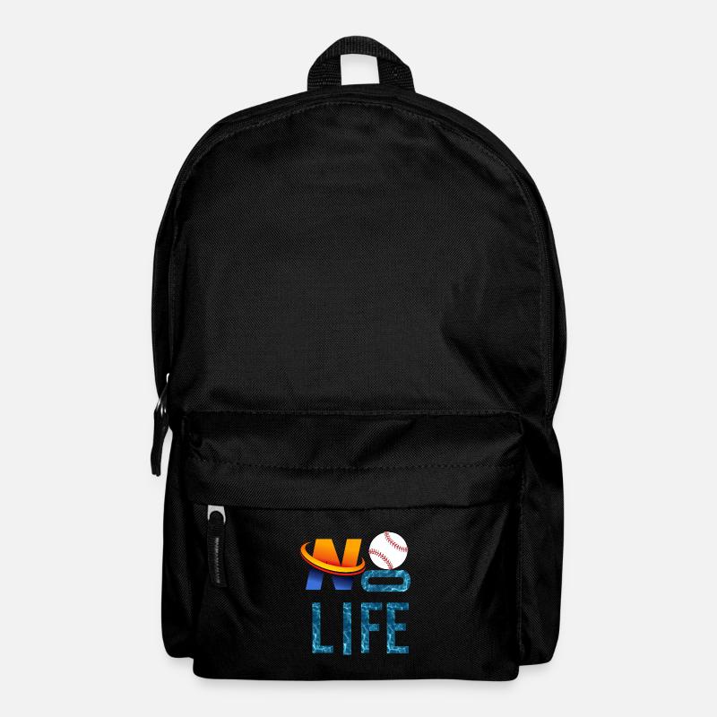 NO baseball ,No life - Backpack - black