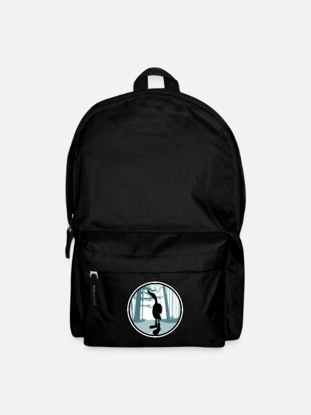 Ente mit Rucksack - Rucksack - Schwarz