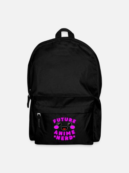 Mignon Manga Japonais Femmes Filles Cadeau Otaku Kawaii - Sac à dos - noir