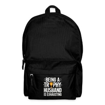 Husband, Spouse, Family, Wedding - Backpack - black - Front