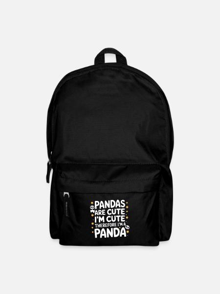 Panda Ours Panda Animal Pandas - Sac à dos - noir