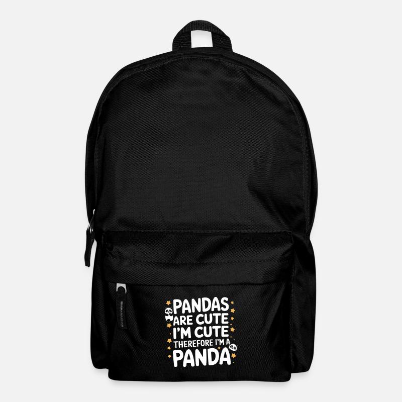 Panda Ours Panda Animal Pandas - Sac à dos - noir