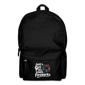 Pyrotechniker Feuerwerk Pyrotechnik - Rucksack - Schwarz - Vorne