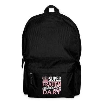 Frauen Dart Darts - Rucksack - Schwarz - Vorne