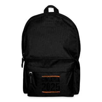Croatia 2025 Spruch - Rucksack - Schwarz - Vorne