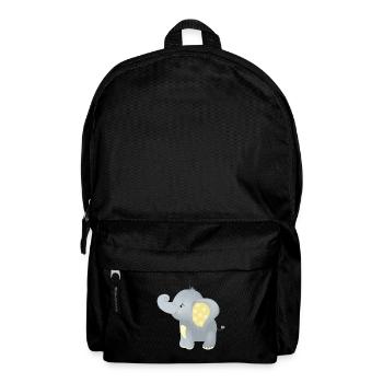 Baby Elephant Drôle De T-shirt Doux Idée Cadeau - Sac à dos - noir - Devant