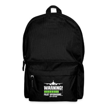 Pilot Pilot Flugzeug Geschenk - Rucksack - Schwarz - Vorne