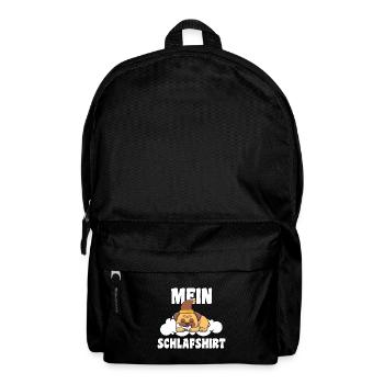 Schlafanzug Mops Mops-Liebhaber Geschenk - Rucksack - Schwarz - Vorne